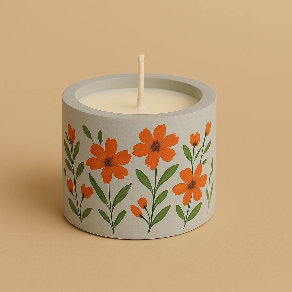 Paint and Wine Candle Set