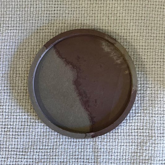 Dvobojni ukrasni pladanj izraden od betonske smjese za dom ili ured