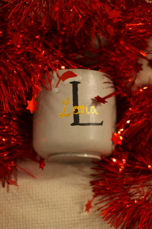 Personalizirana Božićna mirisna svijeća s tekstom