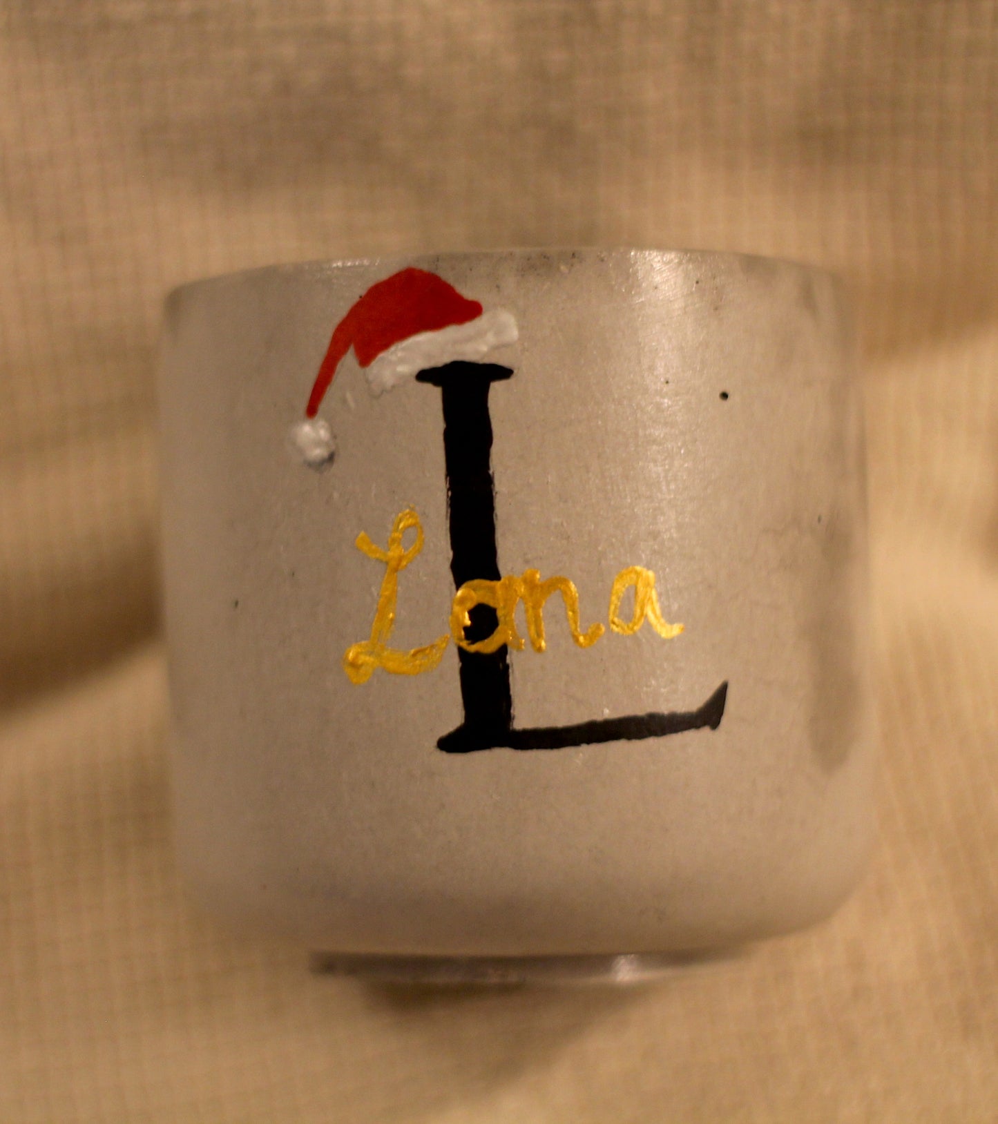 Personalizirana Božićna mirisna svijeća s tekstom