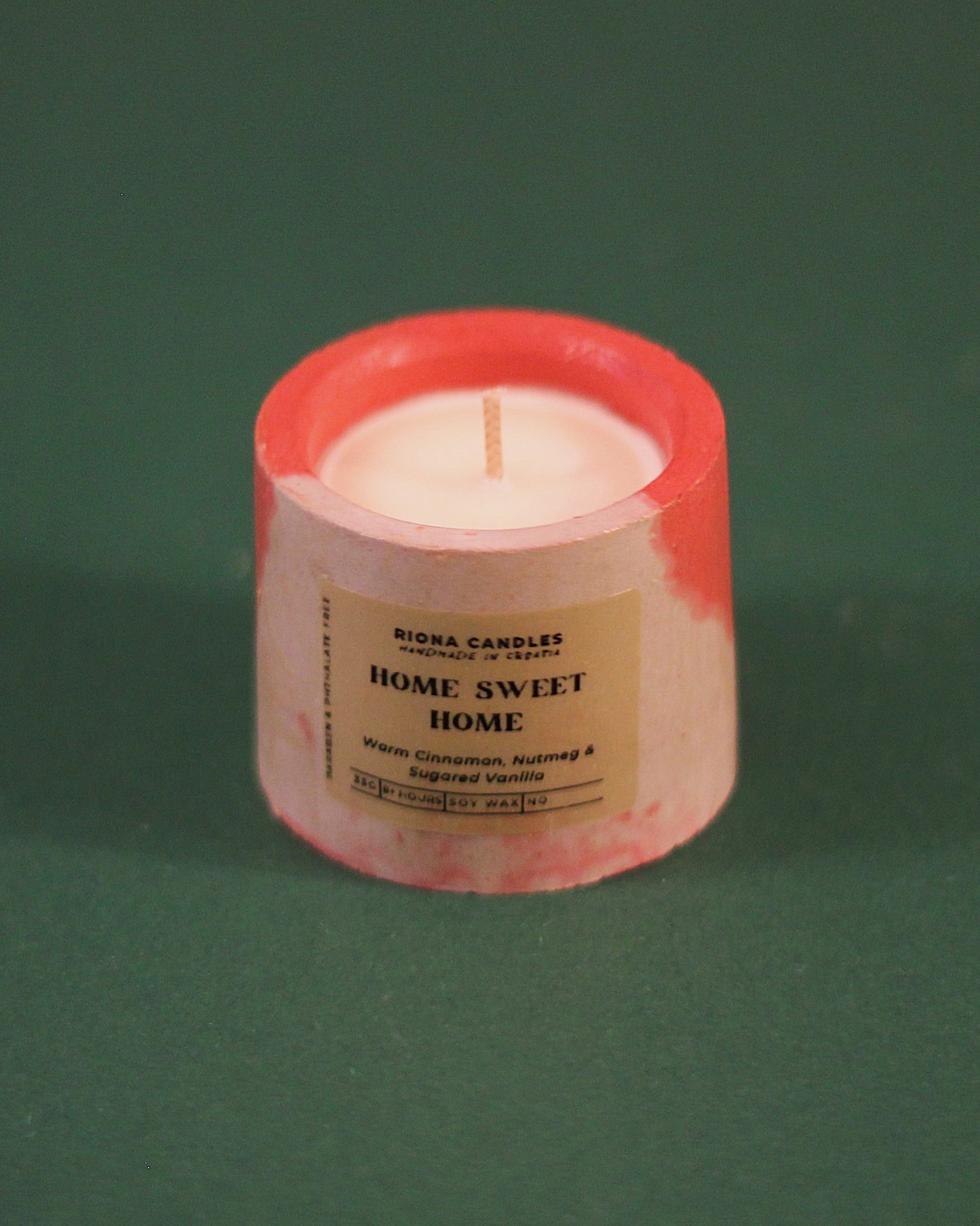 "Home sweet home" Božićna svijeća